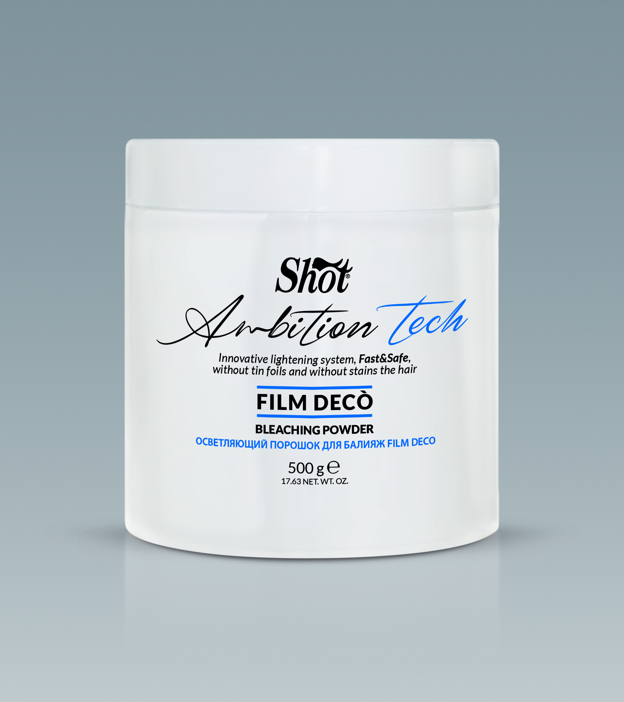 SHOT FILM DECO rozjaśniacz bez folii 500g